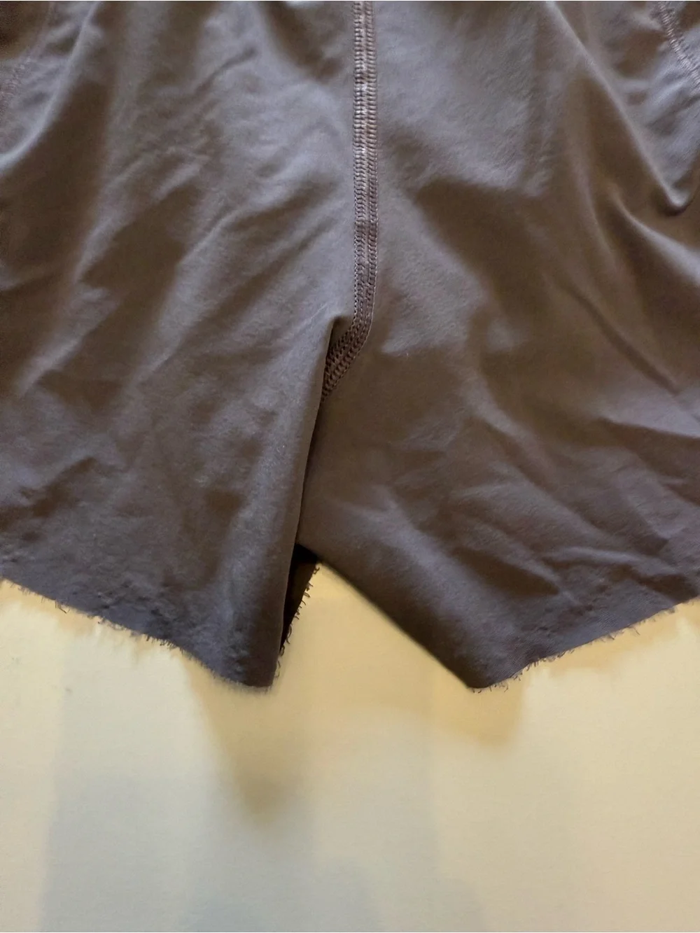 Lululemon Women’s Layered Active Shorts in Light Purple Taupe